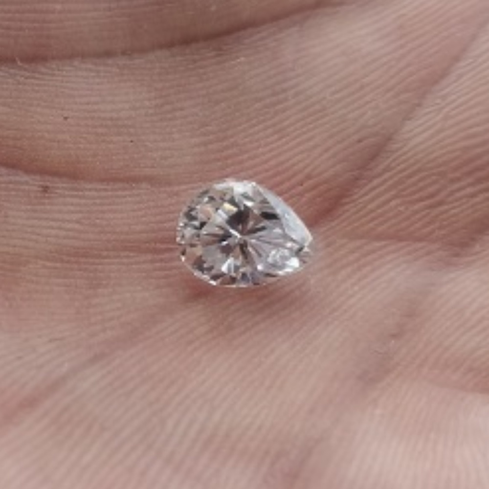 1.80Ct Colorless Pear Cut Moissanie Loose